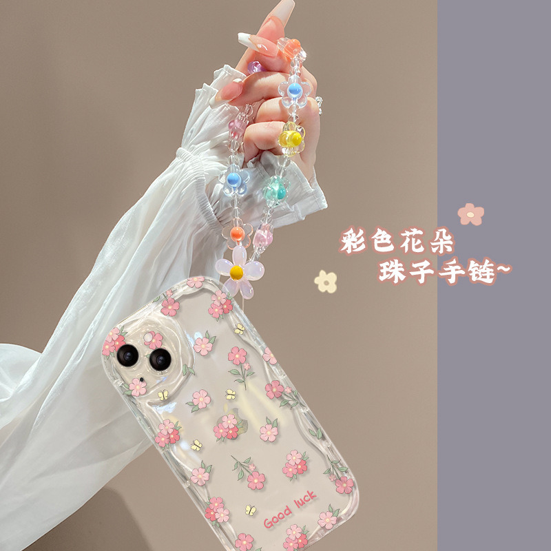 适用于苹果17手机壳新女款iPhone14promax、13奶油纹11、16满屏碎花 商品主图
