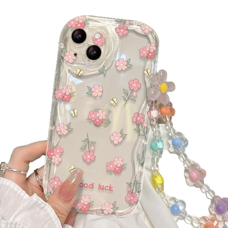 适用于苹果17手机壳新女款iPhone14promax、13奶油纹11、16满屏碎花 商品主图