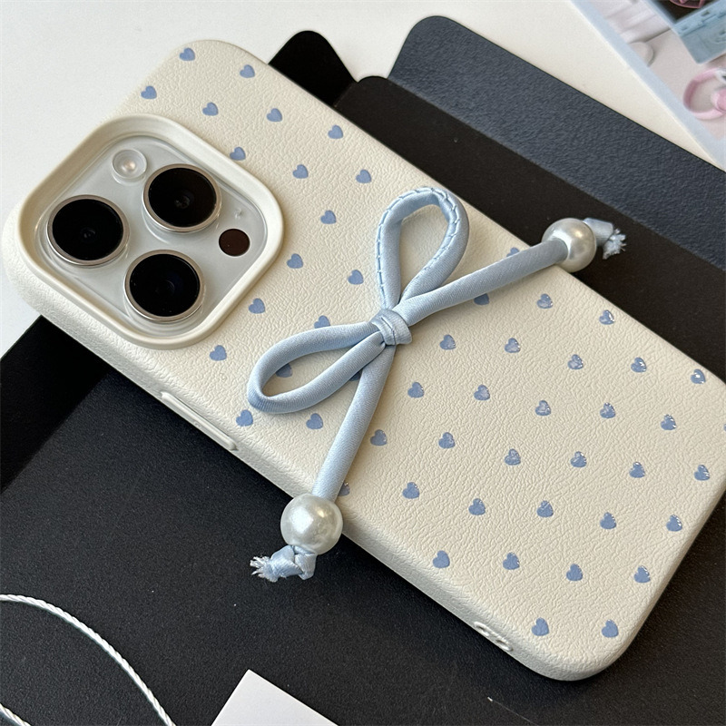 立体蝴蝶结适用iPhone16promax苹果17手机壳13防摔14全包爱心15 商品详情图 7