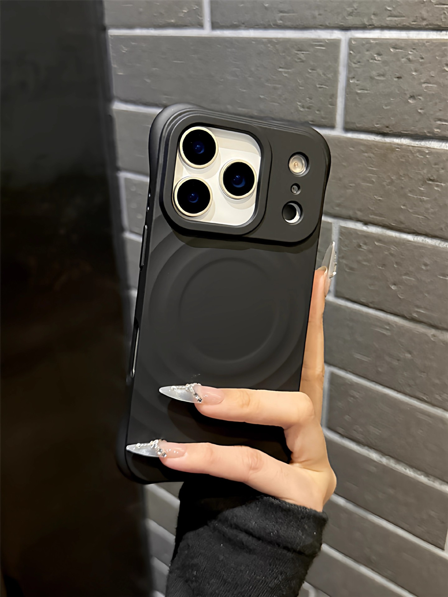 适用苹果17全包手机壳新款硅胶iPhone16pro波漾磁吸17Air简约in 商品详情图 5