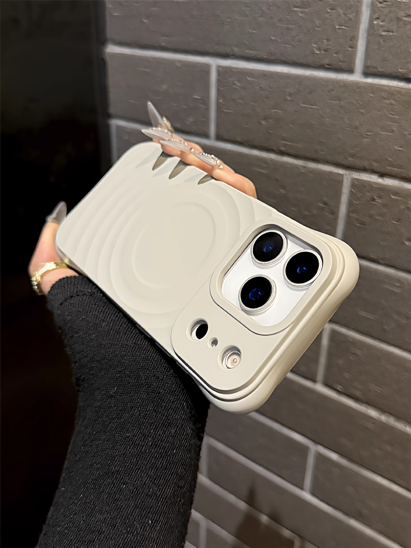 适用苹果17全包手机壳新款硅胶iPhone16pro波漾磁吸17Air简约in 商品详情图 11