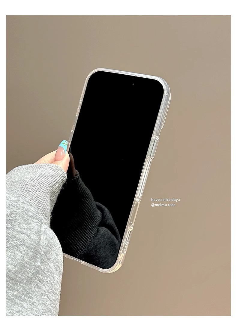 果冻色韩系泼墨苹果适用苹果17双层手机壳16iphone14保护套15女 商品详情图 7