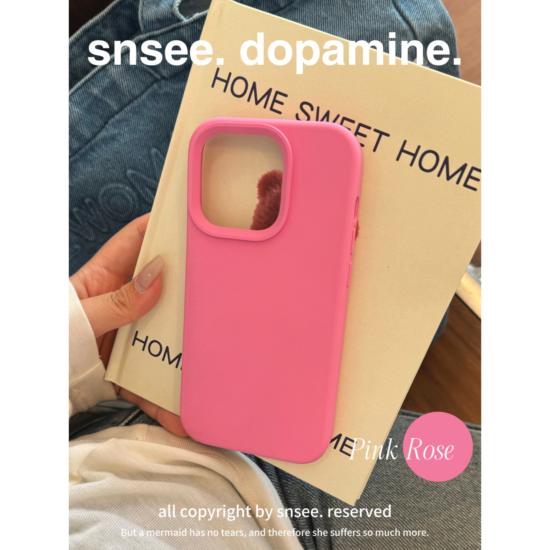 软糯液态硅胶适用iphone17pro韩系16promax苹果15手机壳14、13耐脏 糯米壳【玫红色】亲肤柔软手感 颜色款式图 10