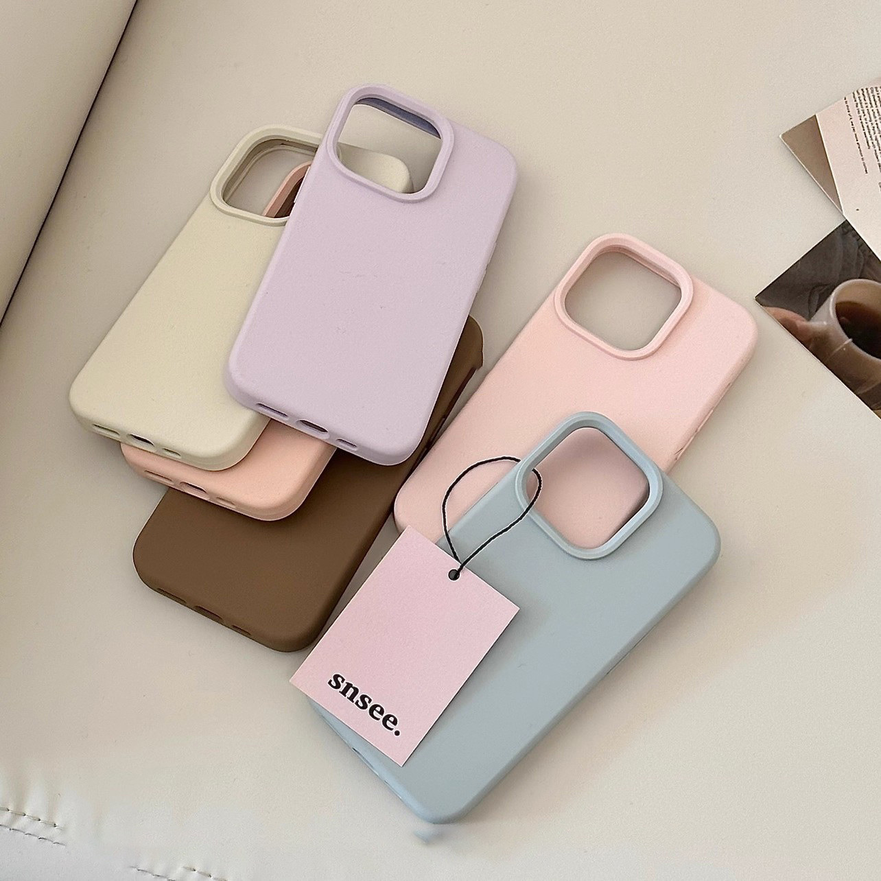 软糯液态硅胶适用iphone17pro韩系16promax苹果15手机壳14、13耐脏 商品详情图 7