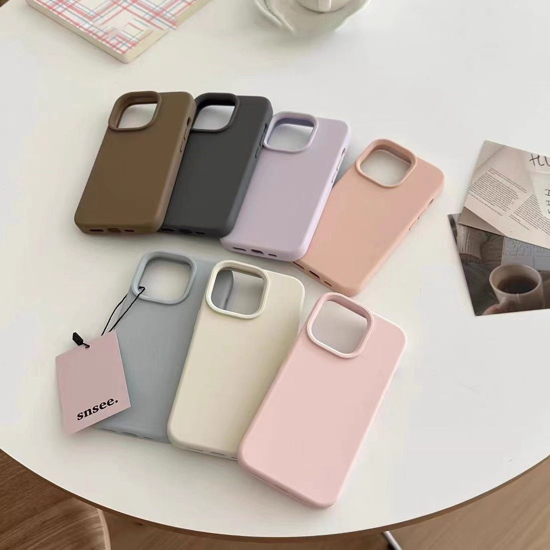 软糯液态硅胶适用iphone17pro韩系16promax苹果15手机壳14、13耐脏 商品主图