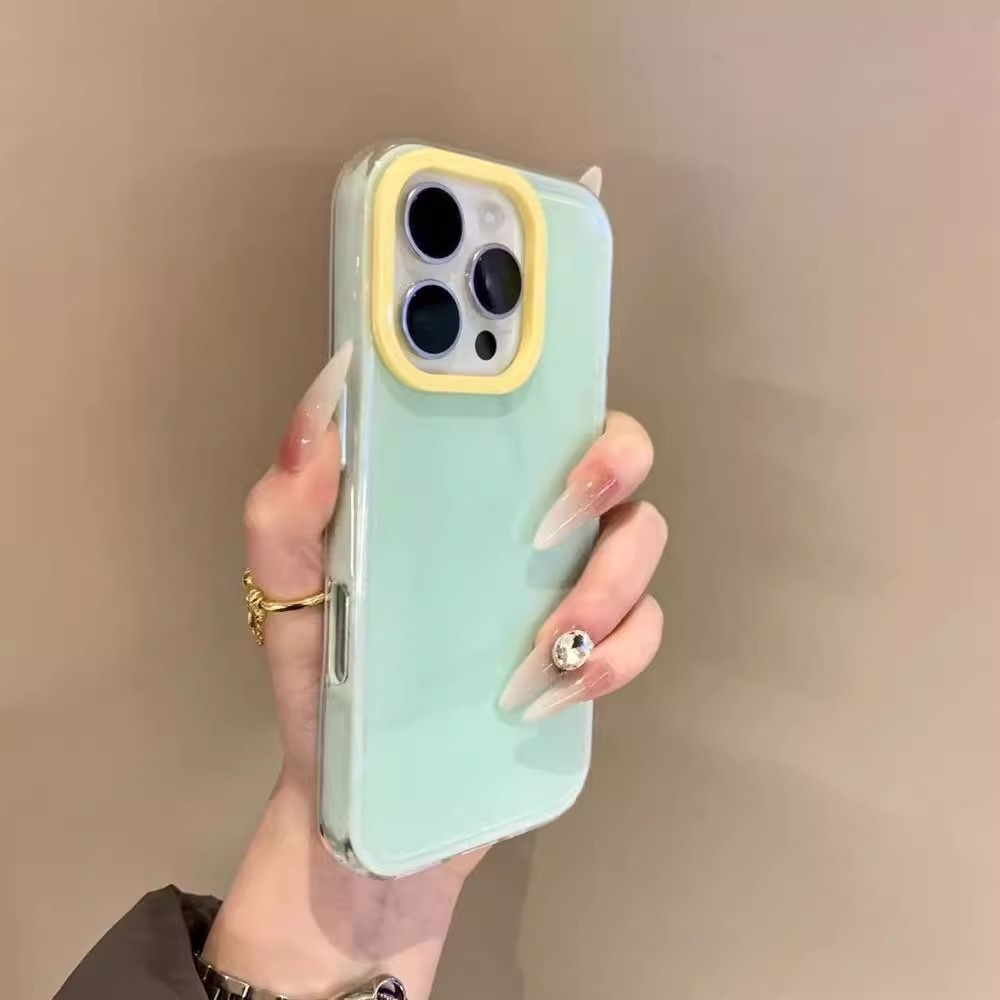 情侣ins多巴胺果冻适用苹果17promax手机壳iPhone15pro防摔14纯色 商品主图