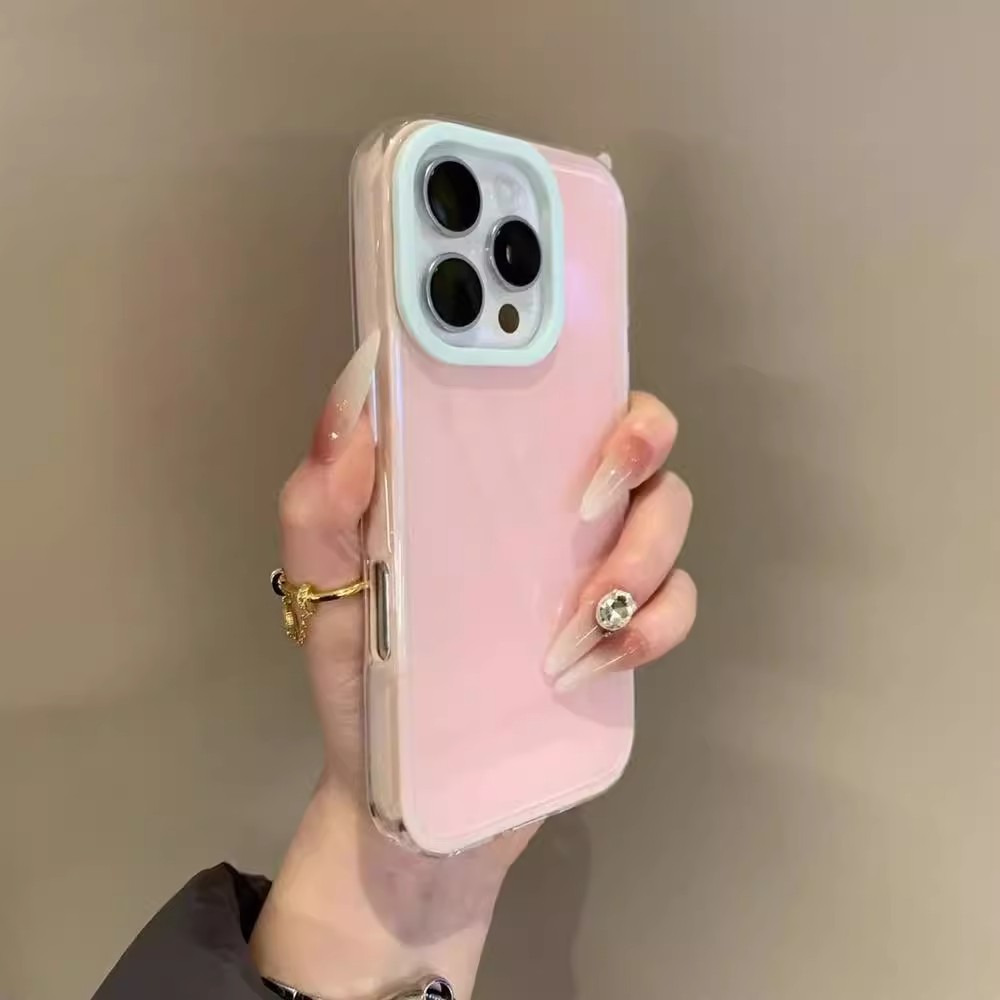 情侣ins多巴胺果冻适用苹果17promax手机壳iPhone15pro防摔14纯色 商品主图