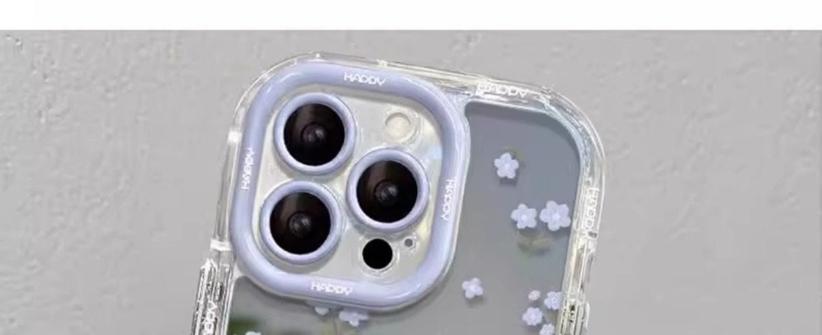 ins风紫色小碎花适用于苹果17promax手机壳iPhone14plus镜面16、13 商品详情图 8
