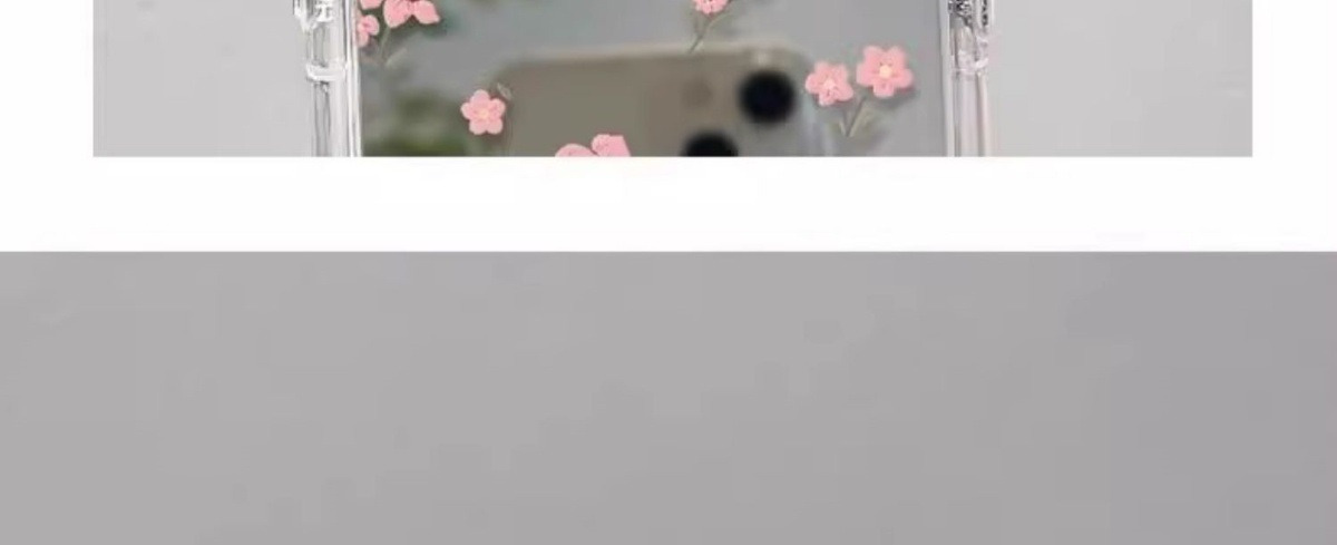 ins风紫色小碎花适用于苹果17promax手机壳iPhone14plus镜面16、13 商品详情图 10