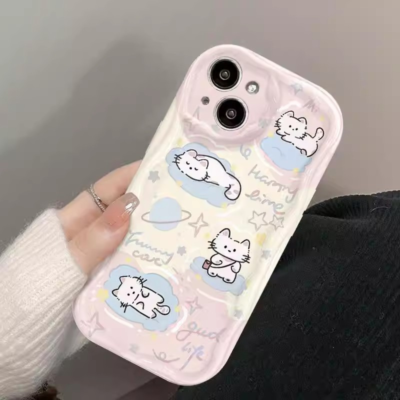 涂鸦小猫适用苹果17PROMAX手机壳iPhone17小众141312、11满屏 商品详情图 6