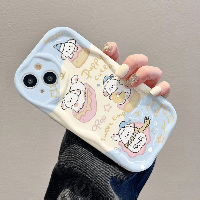 涂鸦小猫适用苹果17PROMAX手机壳iPhone17小众141312、11满屏 商品主图 3