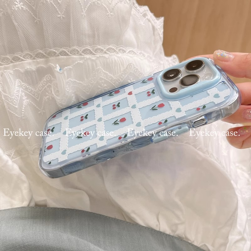 小清新闪钻花朵适用苹果17promax手机壳iPhone16创意14防摔13韩系 商品详情图 15