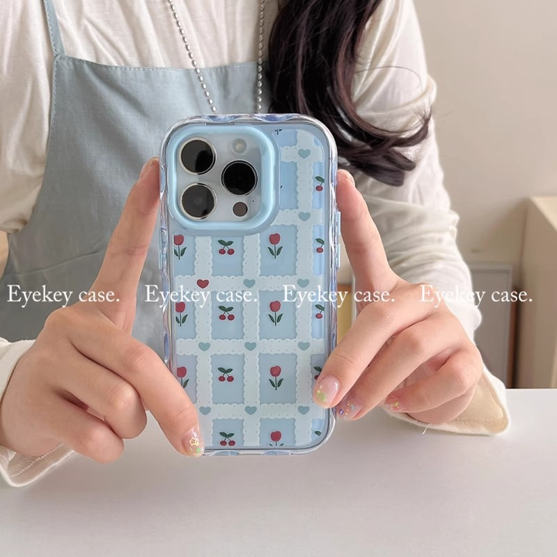 小清新闪钻花朵适用苹果17promax手机壳iPhone16创意14防摔13韩系 商品主图