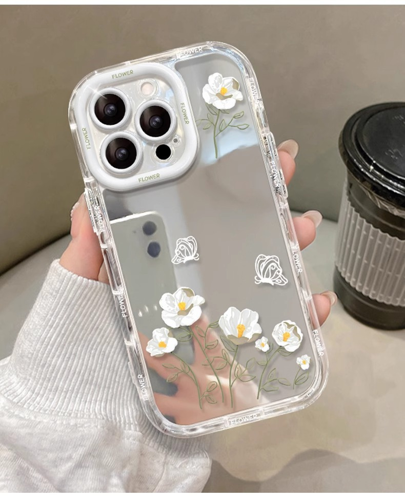 清新花朵适用苹果17手机壳15iPhone14plus保护套13Promax防摔全包 商品详情图 10