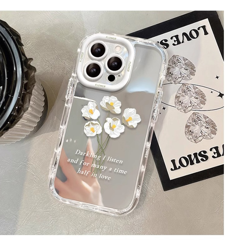 清新花朵适用苹果17手机壳15iPhone14plus保护套13Promax防摔全包 商品详情图 11