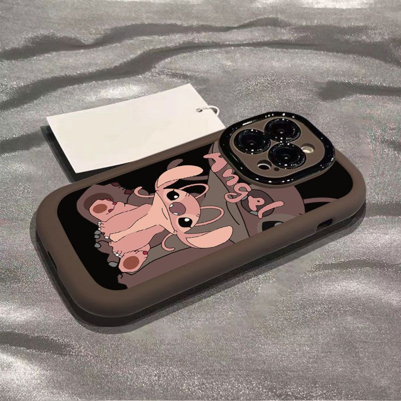 卡通史迪仔适用于苹果17promax手机壳iPhone15全包14、13情侣硅胶 商品详情图 3