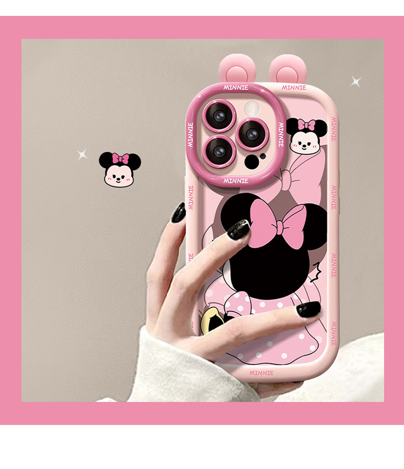 用于苹果17psromax手机壳新女适款14plus情侣米妮公仔iPhone16、13 商品详情图 9
