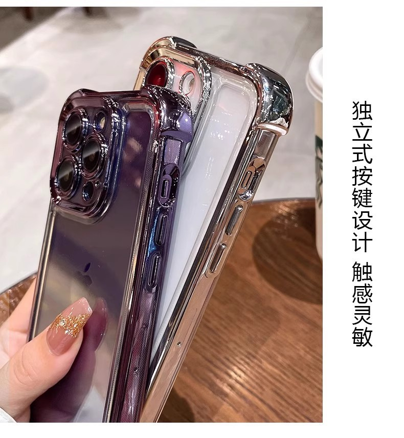 超强防摔王适用苹果16pro手机壳新款透明iphone17promax气囊防摔 商品详情图 6