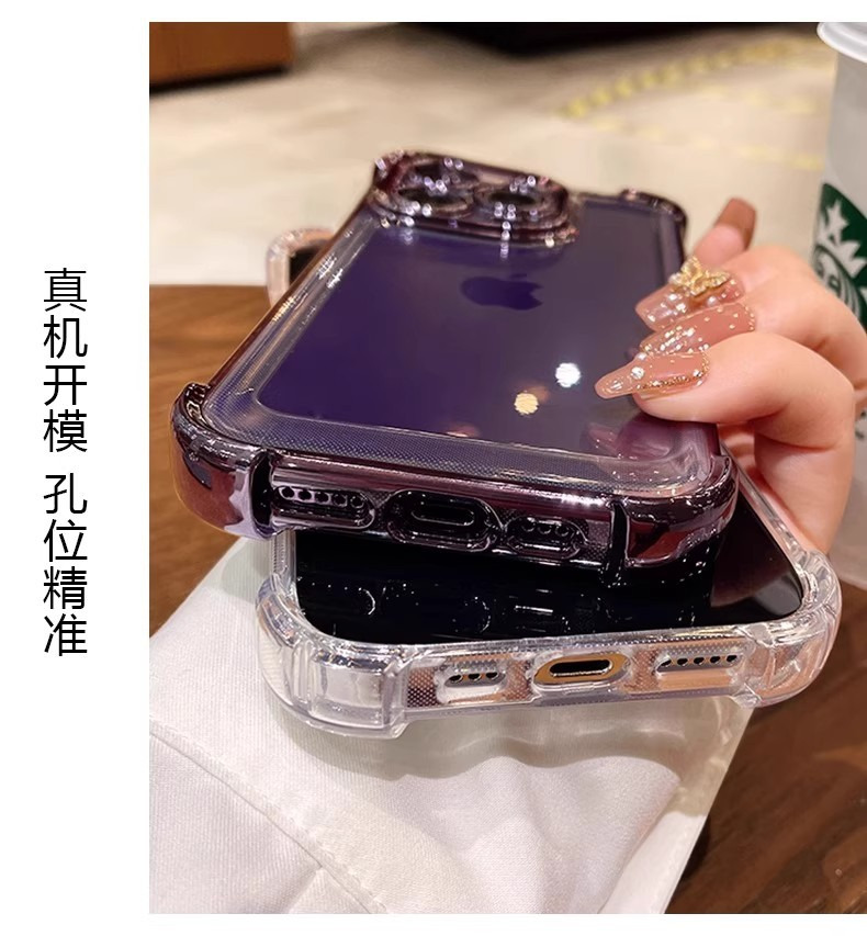 超强防摔王适用苹果16pro手机壳新款透明iphone17promax气囊防摔 商品详情图 7