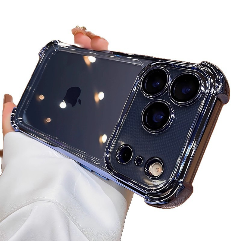 超强防摔王适用苹果16pro手机壳新款透明iphone17promax气囊防摔 商品主图