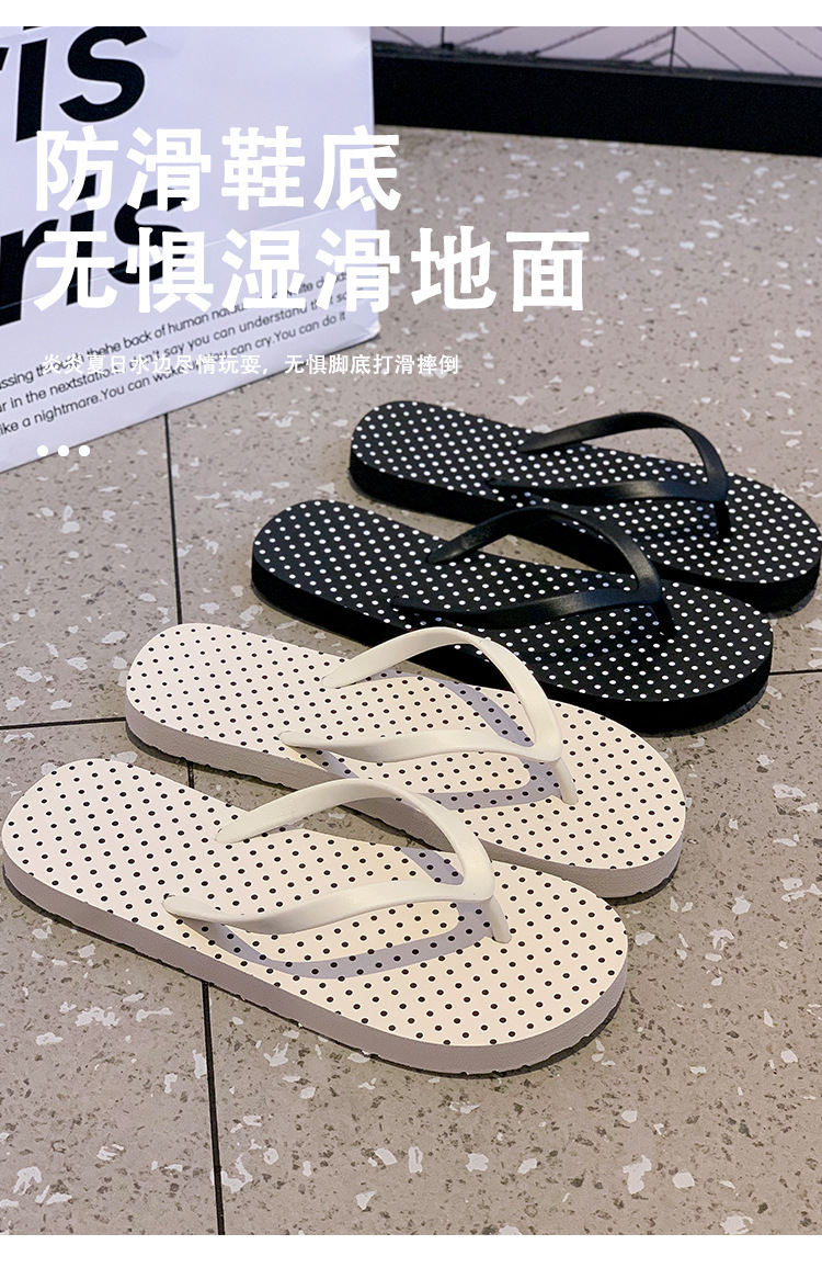 海边夹脚人字拖2026年夏防滑拖鞋新款透气耐磨女士户外穿沙滩凉拖 商品详情图 3