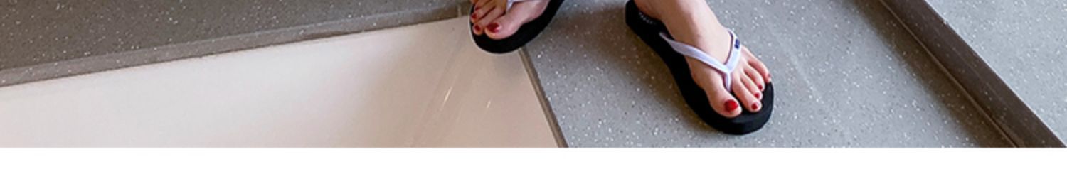 可爱人字拖女夏时尚外穿新款学生防滑浴室夹脚沙滩海边凉拖鞋新款 商品详情图 3