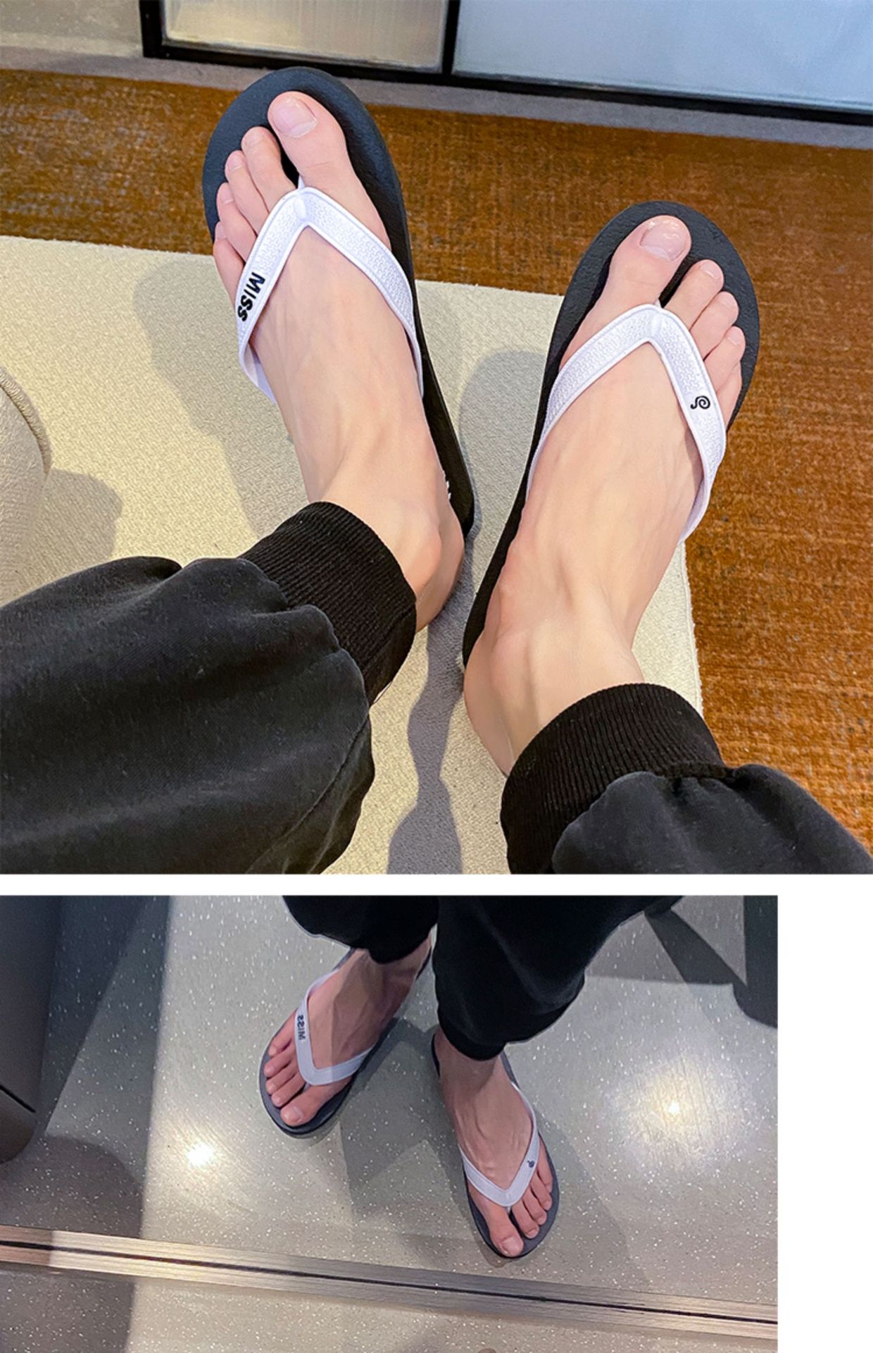 可爱人字拖女夏时尚外穿新款学生防滑浴室夹脚沙滩海边凉拖鞋新款 商品详情图 45