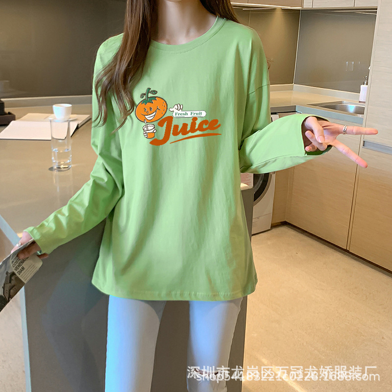 秋冬季女装t恤韩版女式打底衫5元服装地摊货直播带货女装一件代发 商品详情图 18