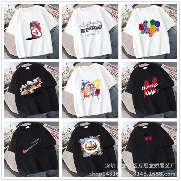 短袖T恤女夏季薄款圆领简约休闲打底衫百搭修身显瘦上衣潮ins 商品详情图 1