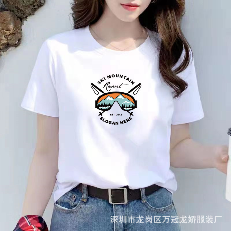 夏季女装纯棉短袖t恤女2025年新款白色内搭韩版宽松半袖上衣ins潮 商品详情图 24