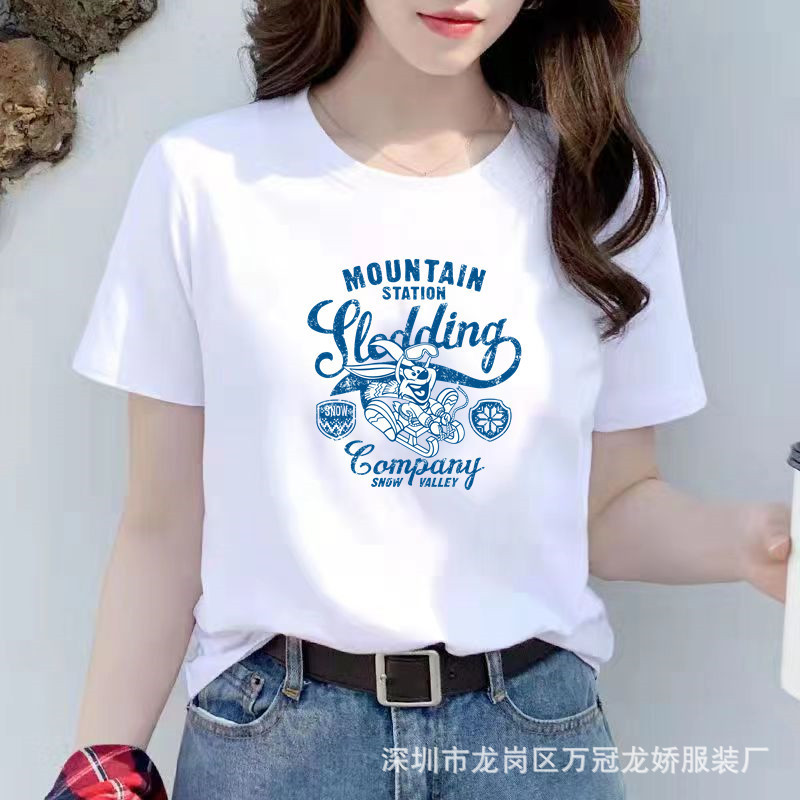 夏季女装纯棉短袖t恤女2025年新款白色内搭韩版宽松半袖上衣ins潮 商品详情图 26