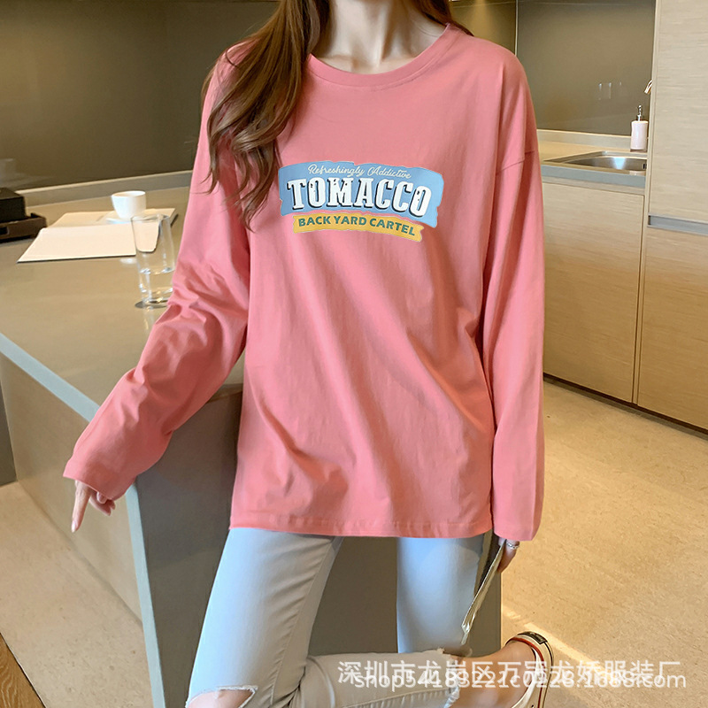 女装长袖t恤打底衫女装长袖新款女式地摊大码上衣服装批发 商品详情图 25