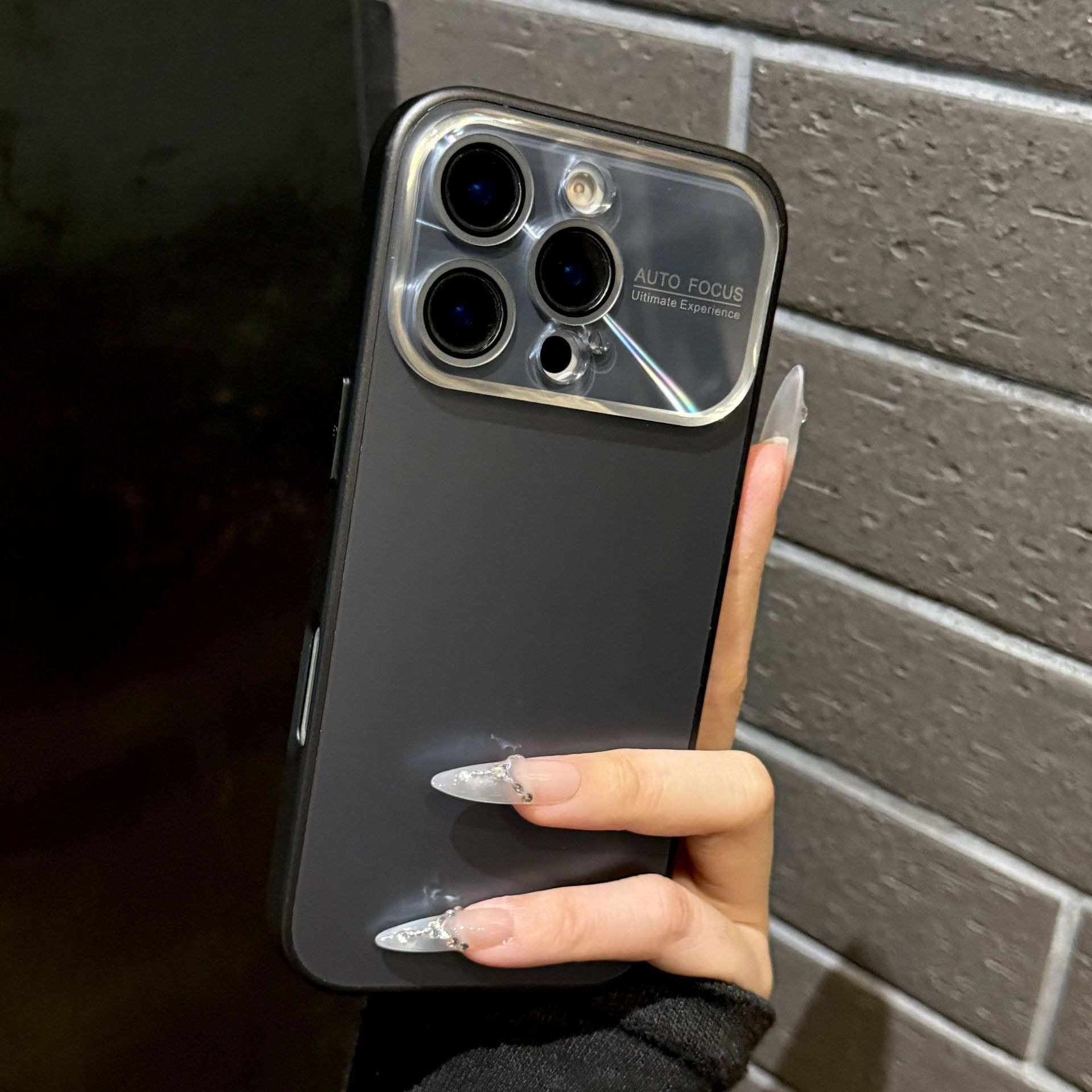 适用于苹果17promax手机壳16大视窗iphone15全包17air情侣防摔 AG磨砂大视窗【深空黑】★自带高清镜头膜 颜色款式图 10