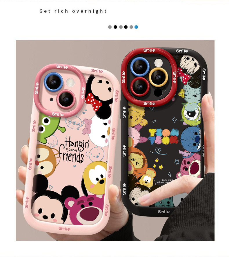 米奇小熊适用苹果17手机壳15泡芙14保护软套iPhone13高级12硅胶11 商品详情图 8