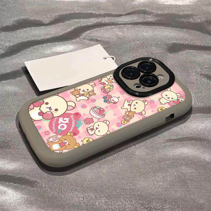 轻松熊妹妹适用苹果17promax泡芙壳iphone16新款15创意14卡通11防 商品详情图 1