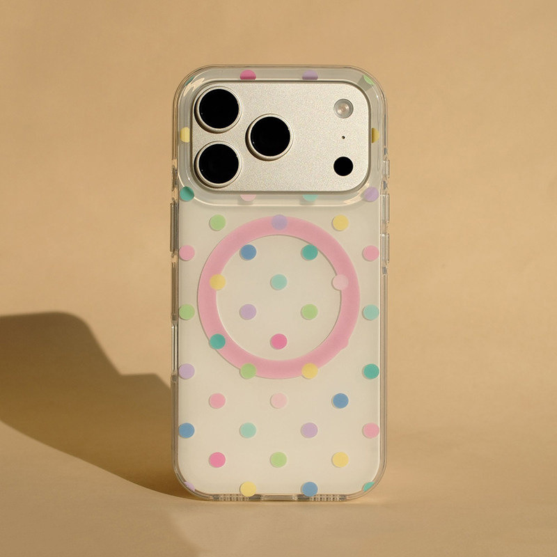 经典波点适用苹果17PROMAX手机壳iPhone15Plus软边硬背14、13高级 商品详情图 3
