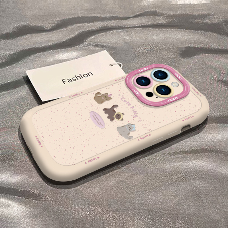 咖啡小猫适用苹果15手机壳新款iphone17promax简约13女挂绳16、8p 商品详情图 7