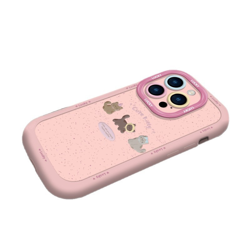 咖啡小猫适用苹果15手机壳新款iphone17promax简约13女挂绳16、8p 商品主图