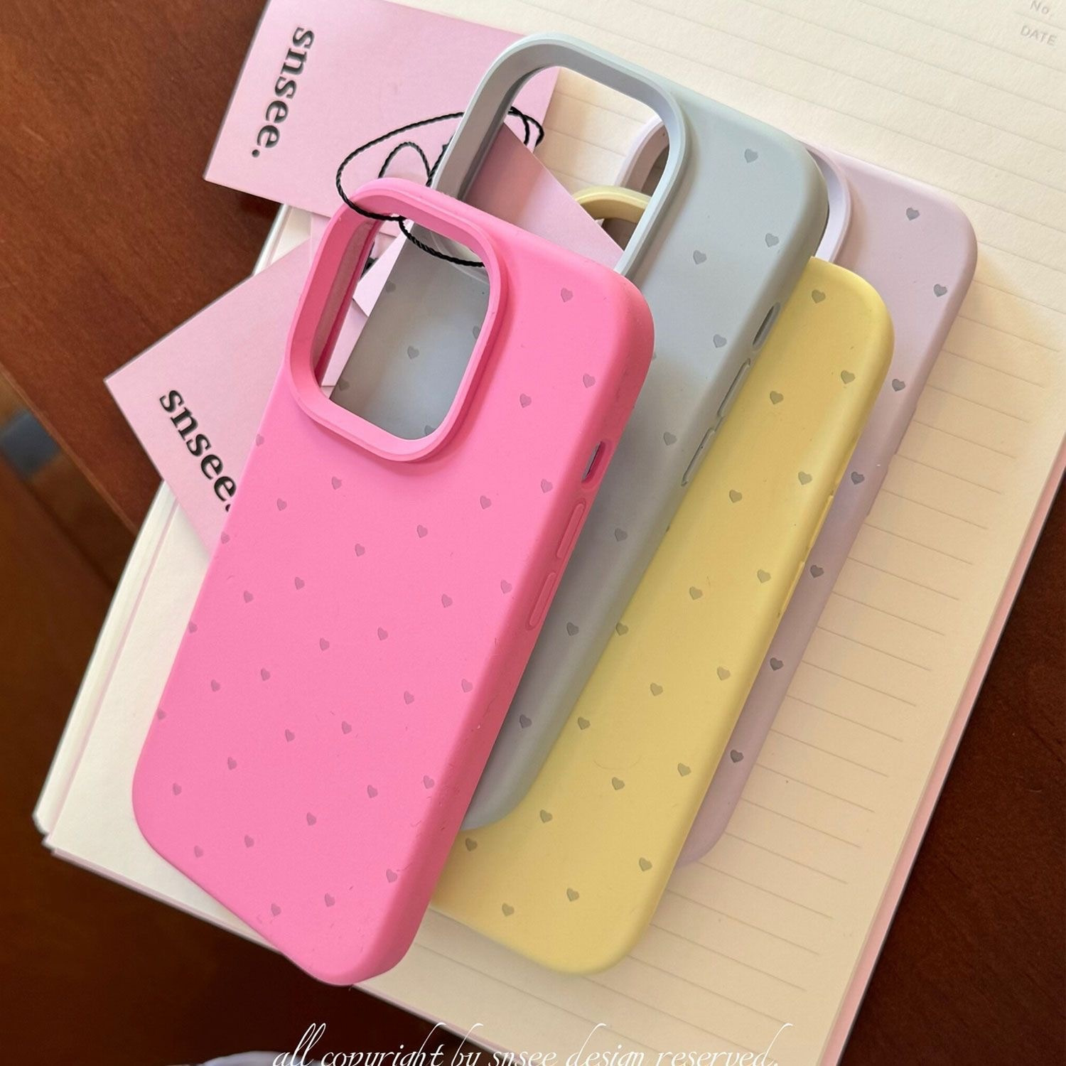 液态硅胶纯色爱心苹果17手机壳适用iPhone14promax新款防摔13少女 商品详情图 4