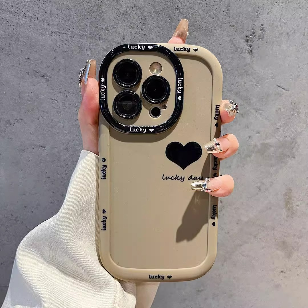 Lucky day小爱心适用苹果17手机壳iphone14promax泡芙硅胶16、13 商品详情图 4