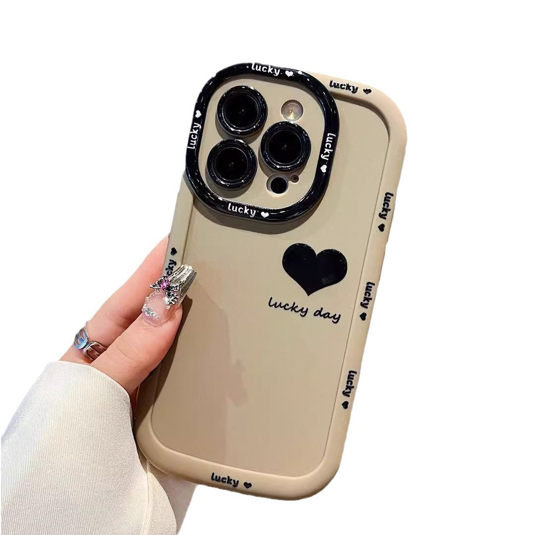 Lucky day小爱心适用苹果17手机壳iphone14promax泡芙硅胶16、13 商品主图